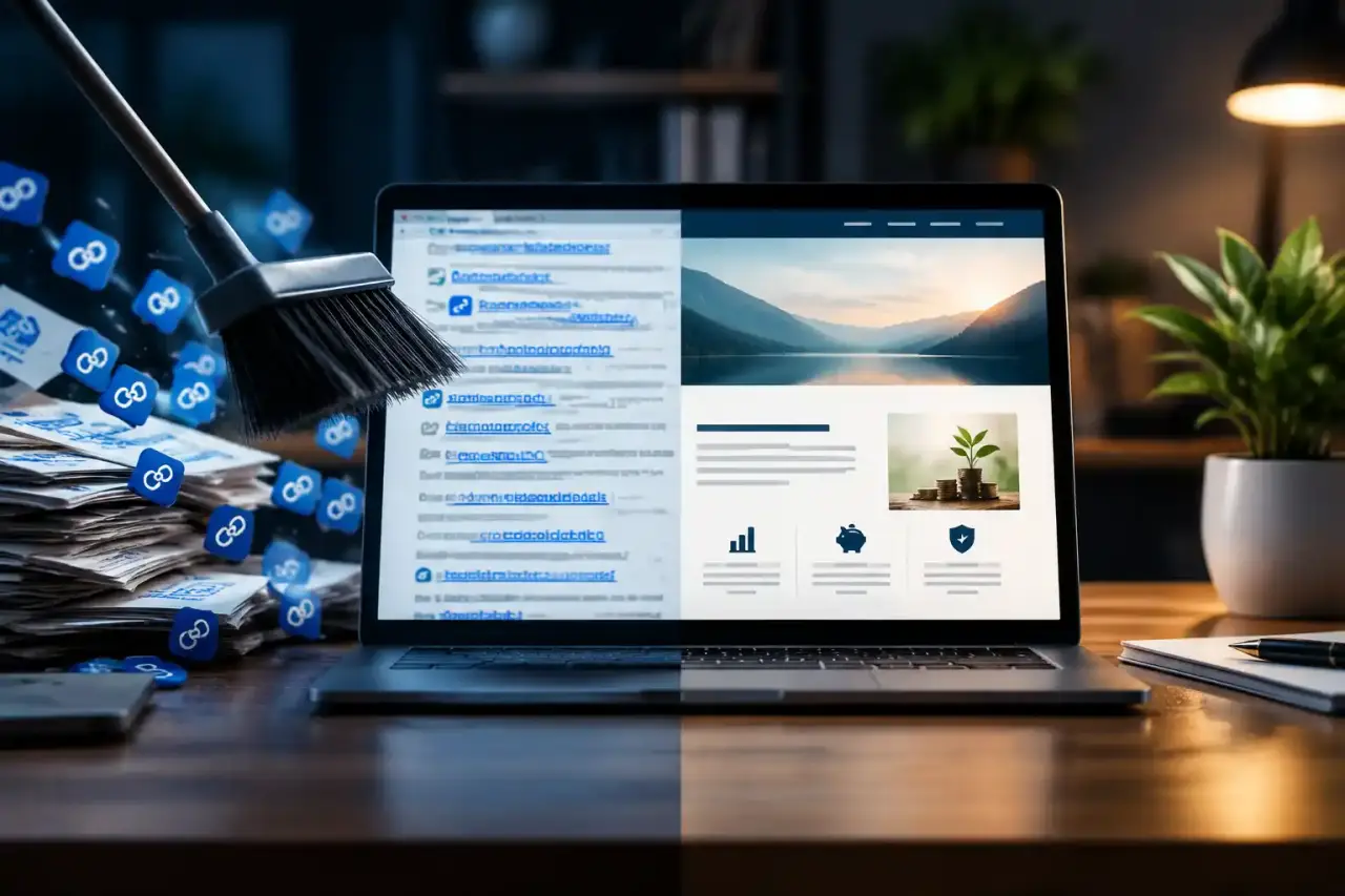 Analyse de la structure des liens d’un site financier
