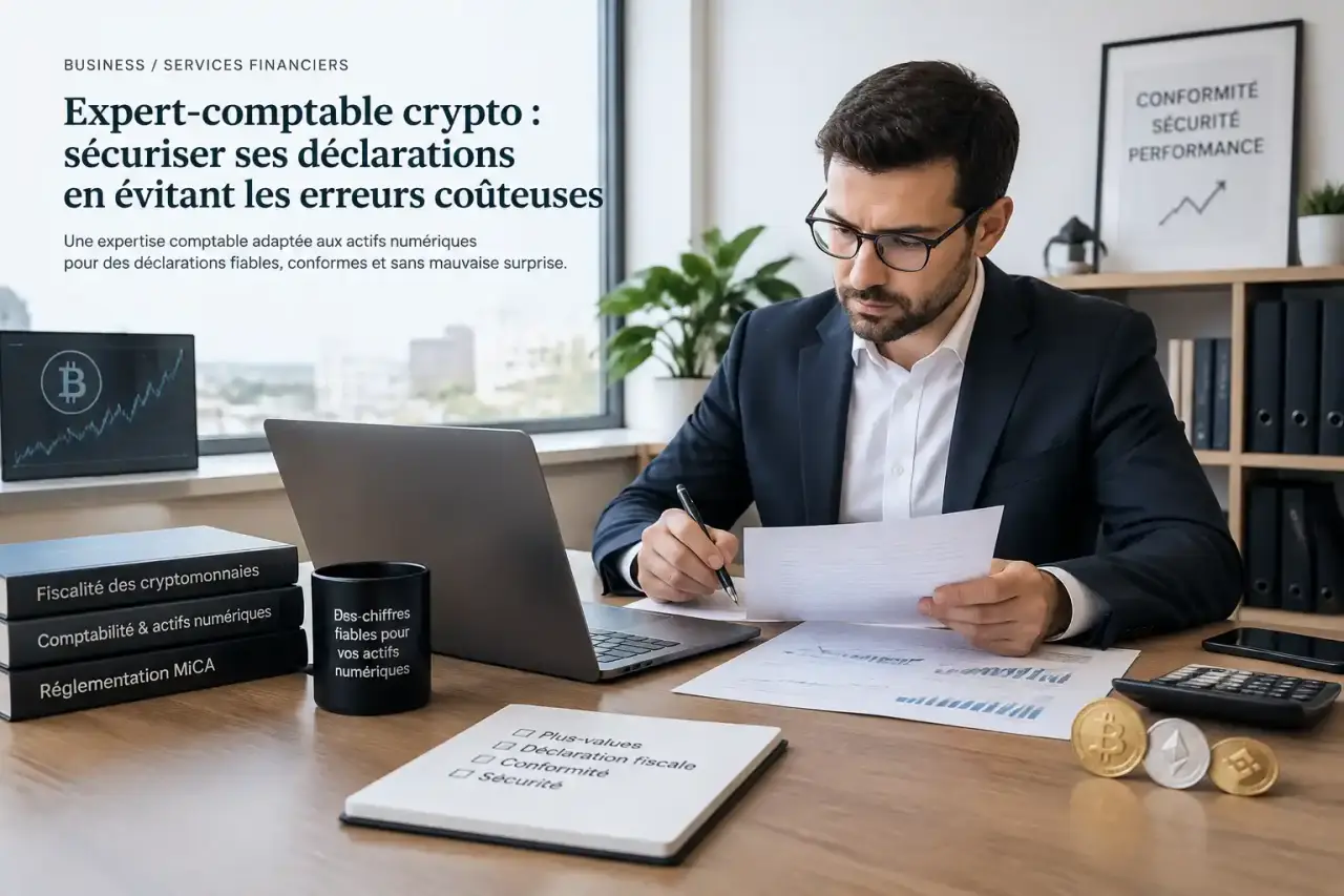 Expert-comptable crypto : sécuriser ses déclarations en évitant les erreurs coûteuses