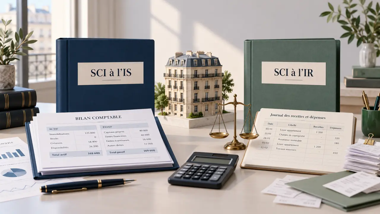Bilan comptable SCI : obligatoire à l’IS, quelle comptabilité à l’IR ?