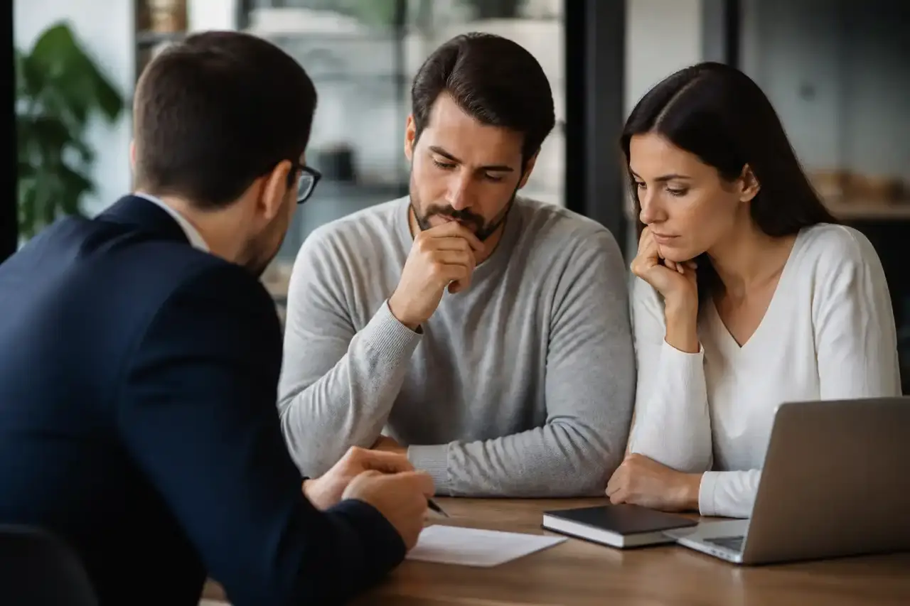 Échange professionnel autour d'une stratégie financière