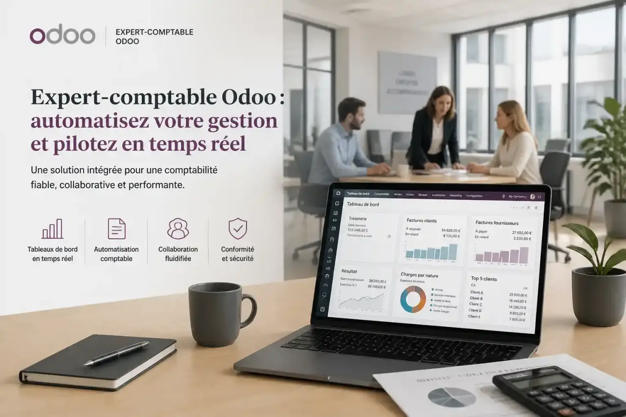 Expert-comptable Odoo : automatisez votre gestion et pilotez en temps réel