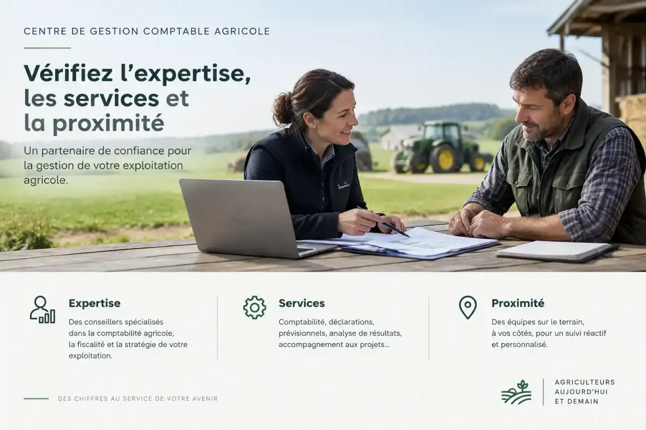 Centre de gestion comptable agricole : vérifiez l’expertise, les services et la proximité