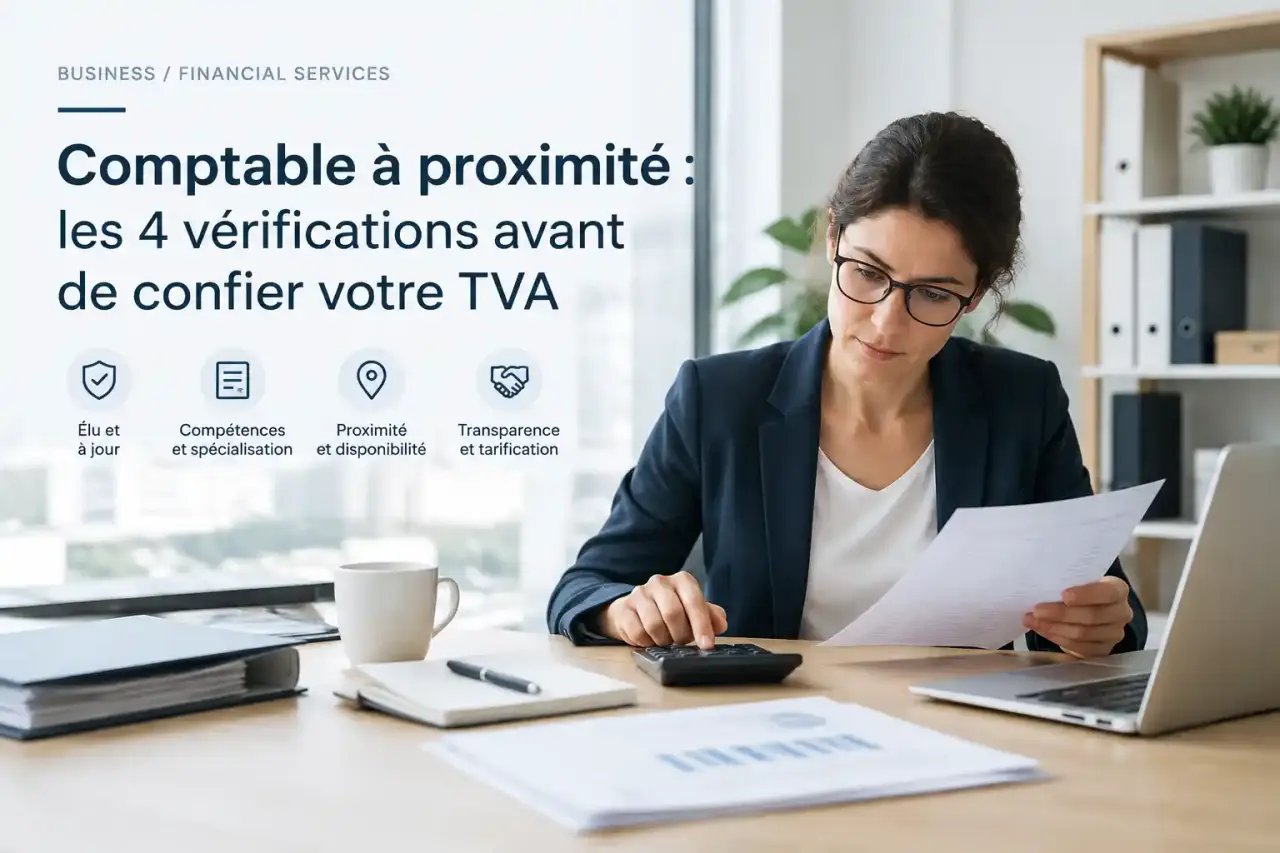 Comptable à proximité : les 4 vérifications avant de confier votre TVA